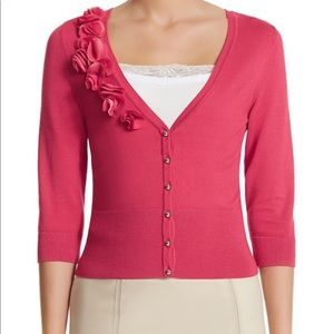 Red/pink whbm cardigan